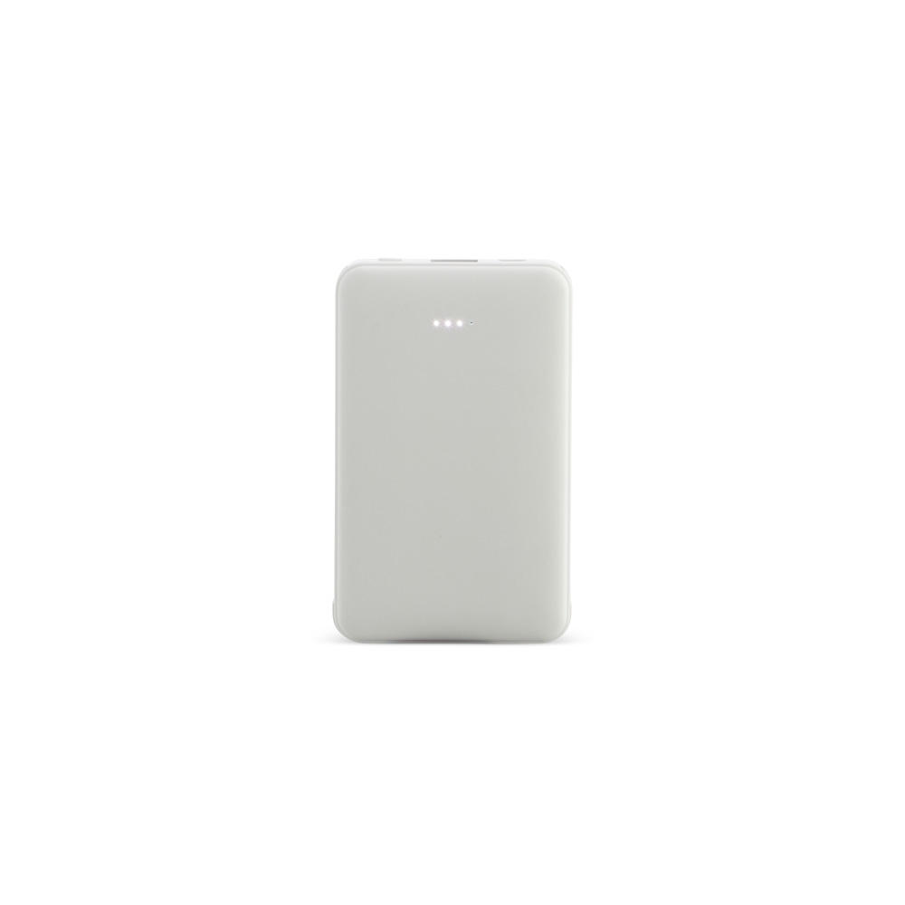 Power Bank Plástico 5.000mAh — Branco