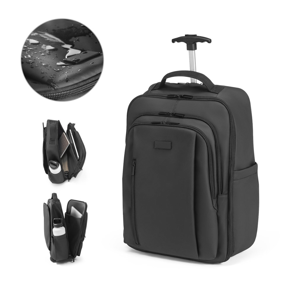 Mochila trolley em 900D com revestimento resistente à água 28 L (17.3")
