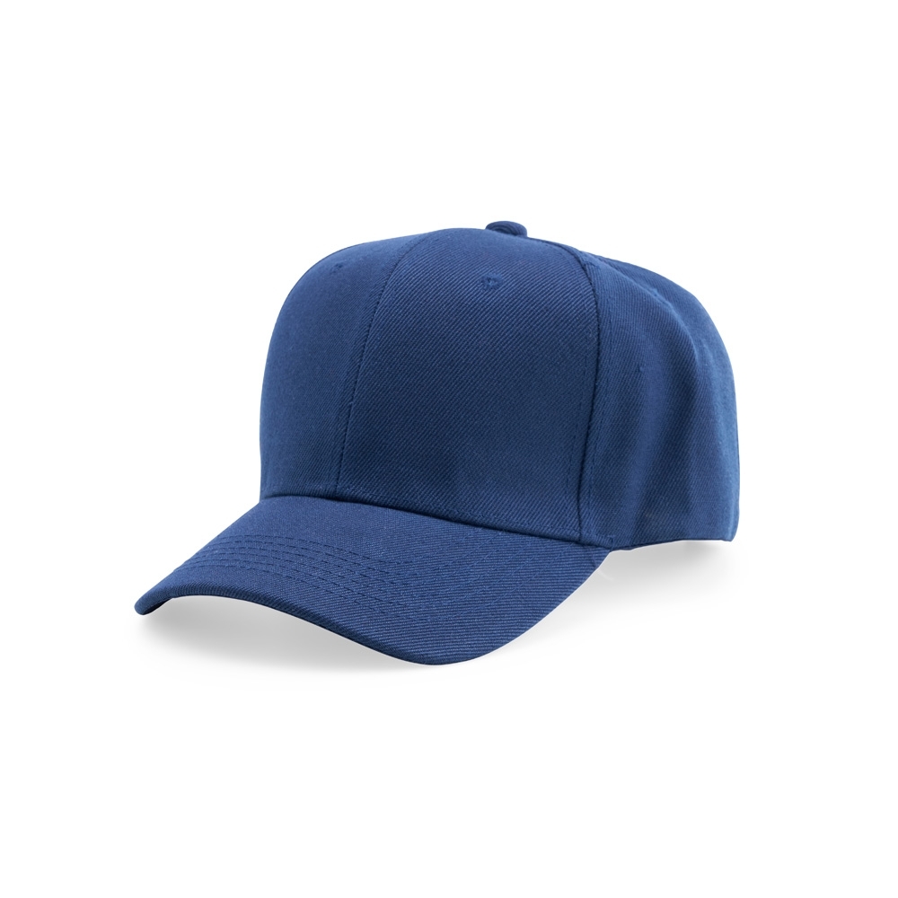 Boné Poliéster Aba Curva — azul