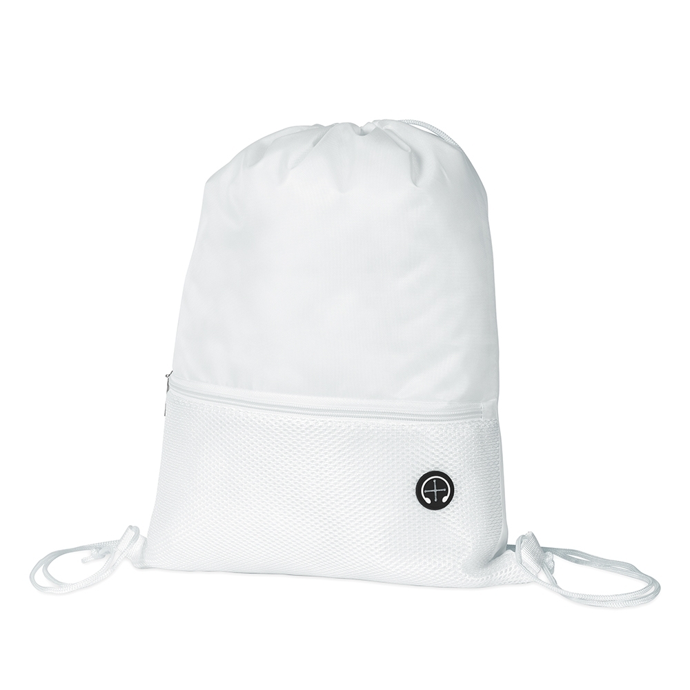 Mochila Saco Poliéster — Branco