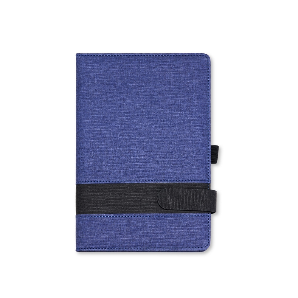 Caderneta A5 em PU — Azul