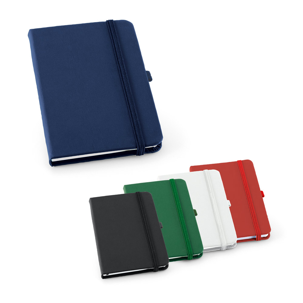Caderno A6 de capa dura em c.sintético — Azul