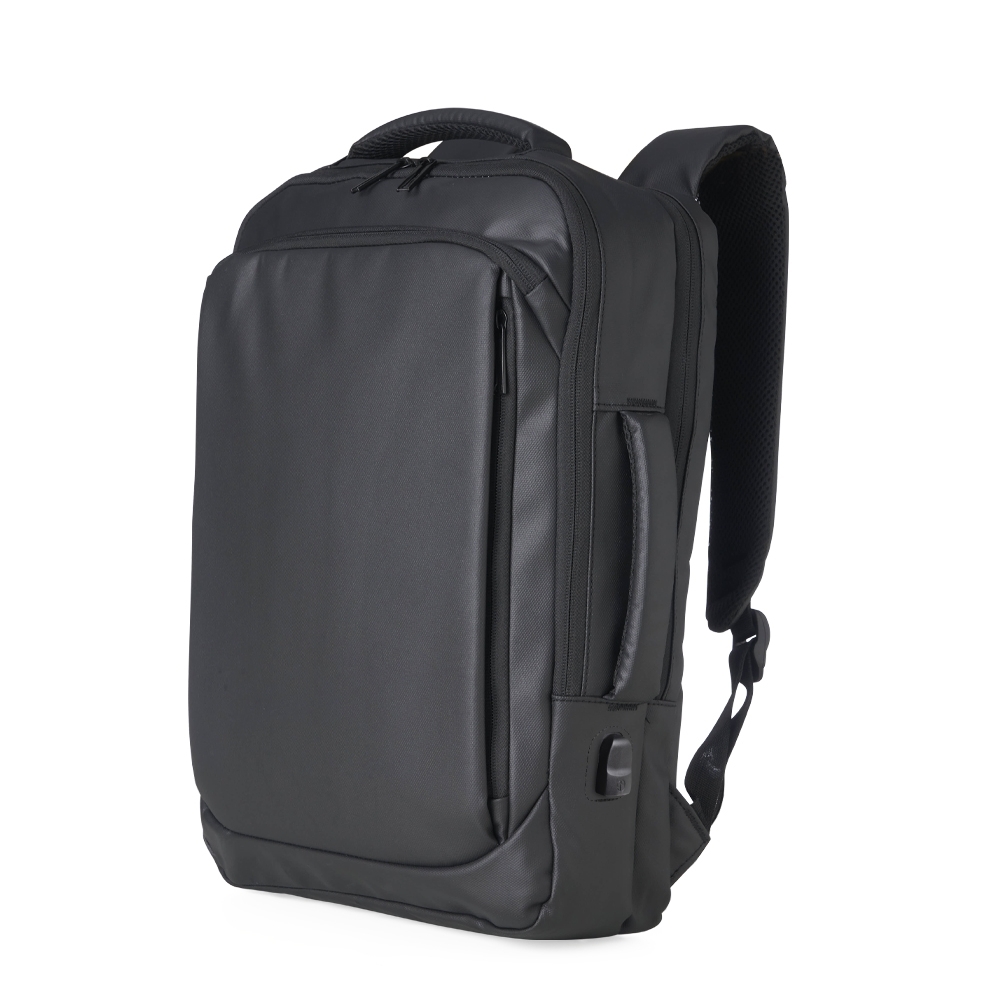 Mochila Couro Sintético USB 17 Litros — PRE