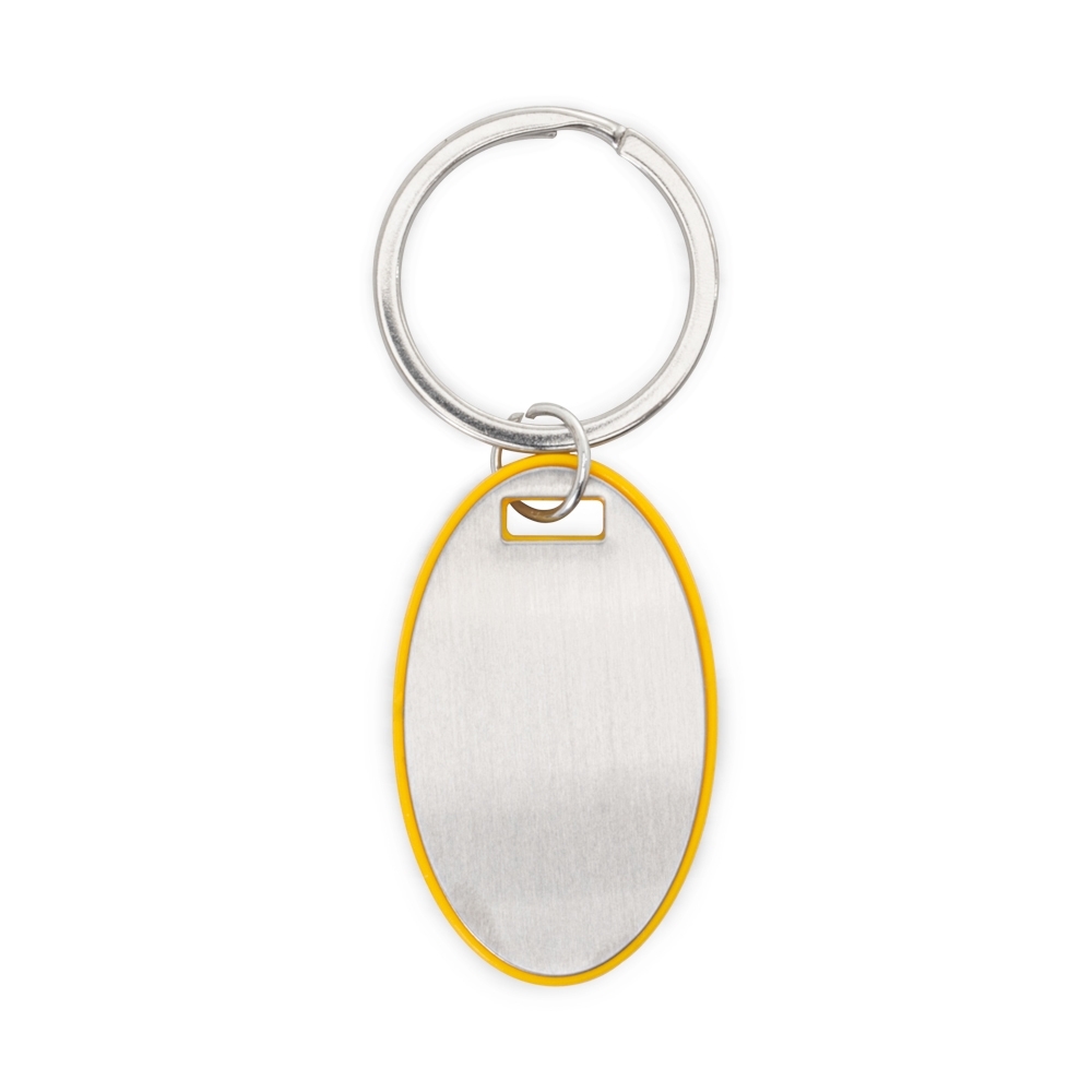 Chaveiro Metal — Amarelo