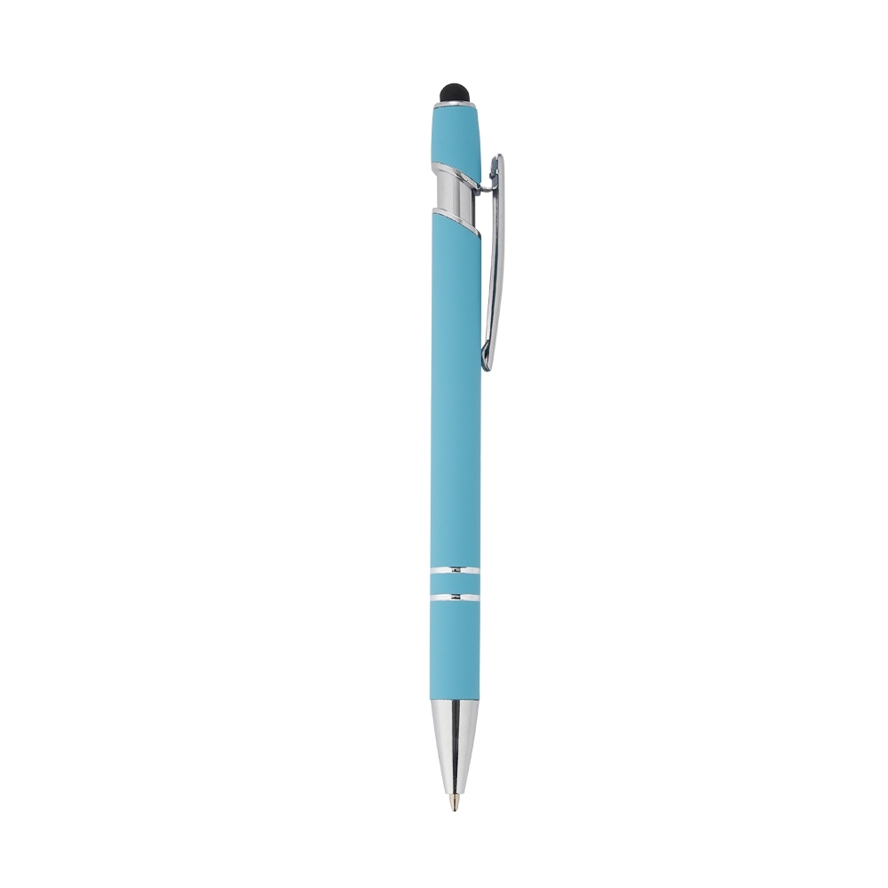 Caneta Metal Touch — azul claro