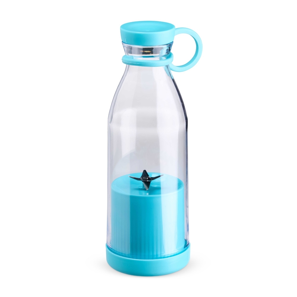 Garrafa com Misturador 380ml — Azul