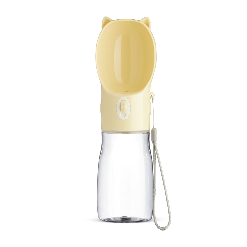 Garrafa Bebedouro Pet 420ml — Amarelo