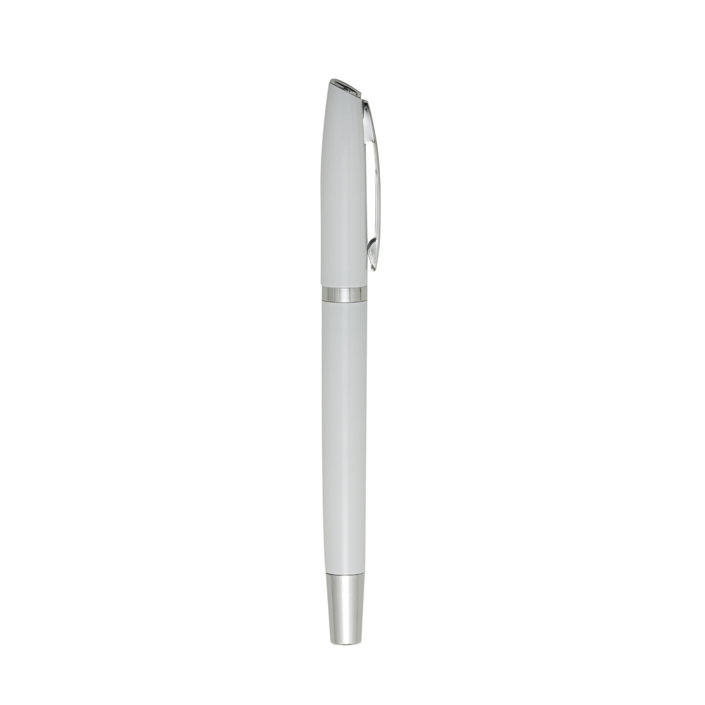Caneta Metal Roller — Branco