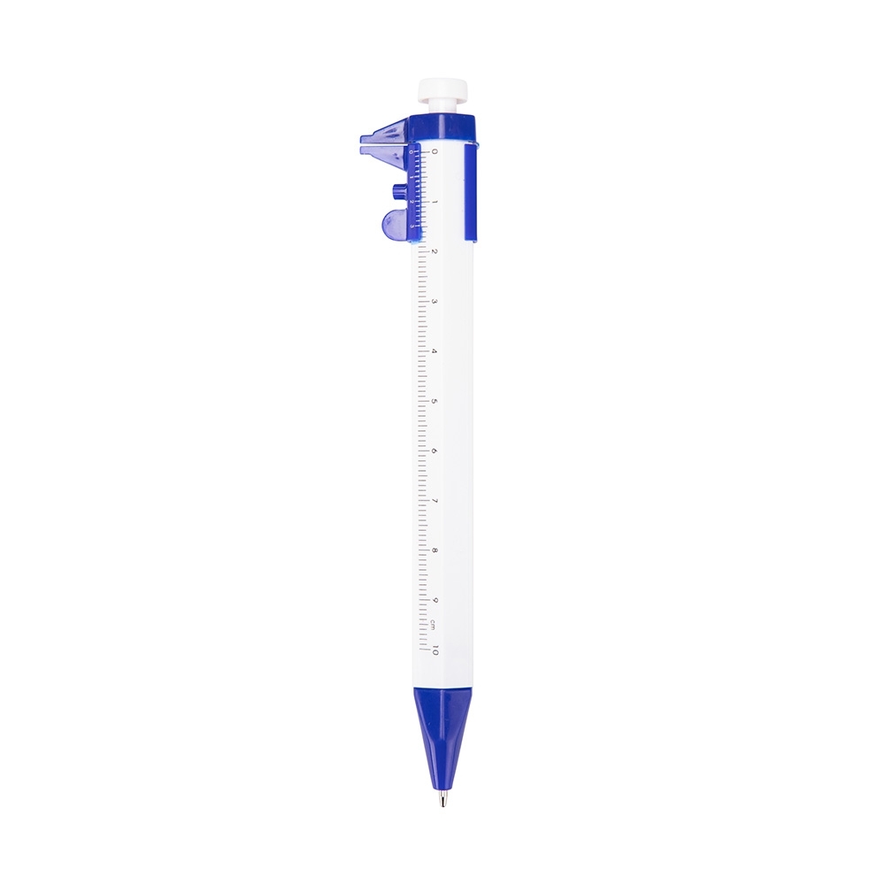 Caneta Plástica Paquímetro — Azul