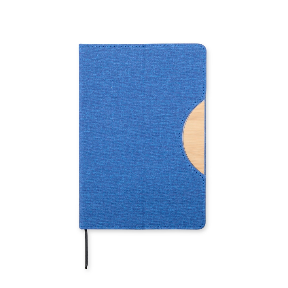 Caderneta com Suporte de Celular — azul