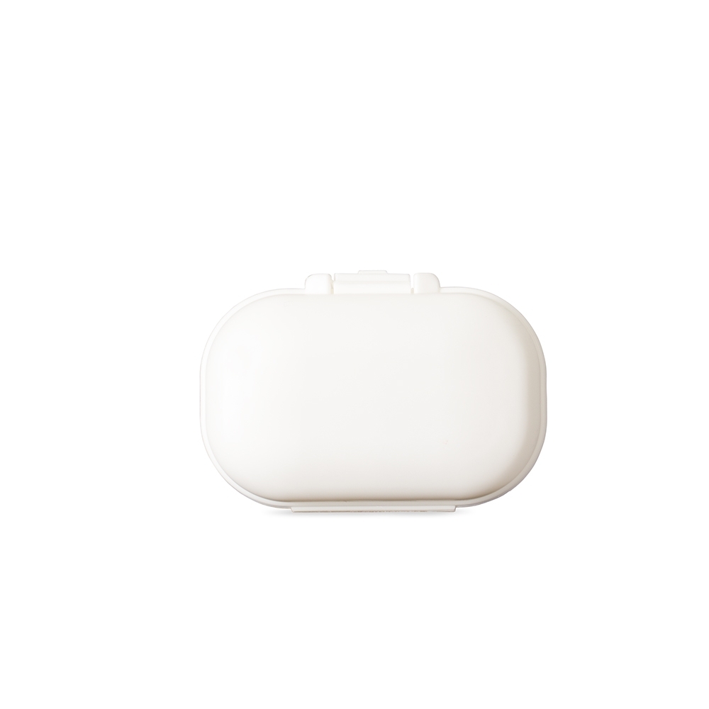 Porta-Comprimidos Plástico — Branco