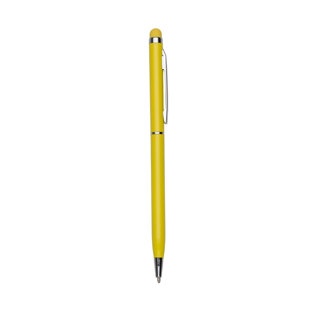Caneta Metal Touch — Amarelo