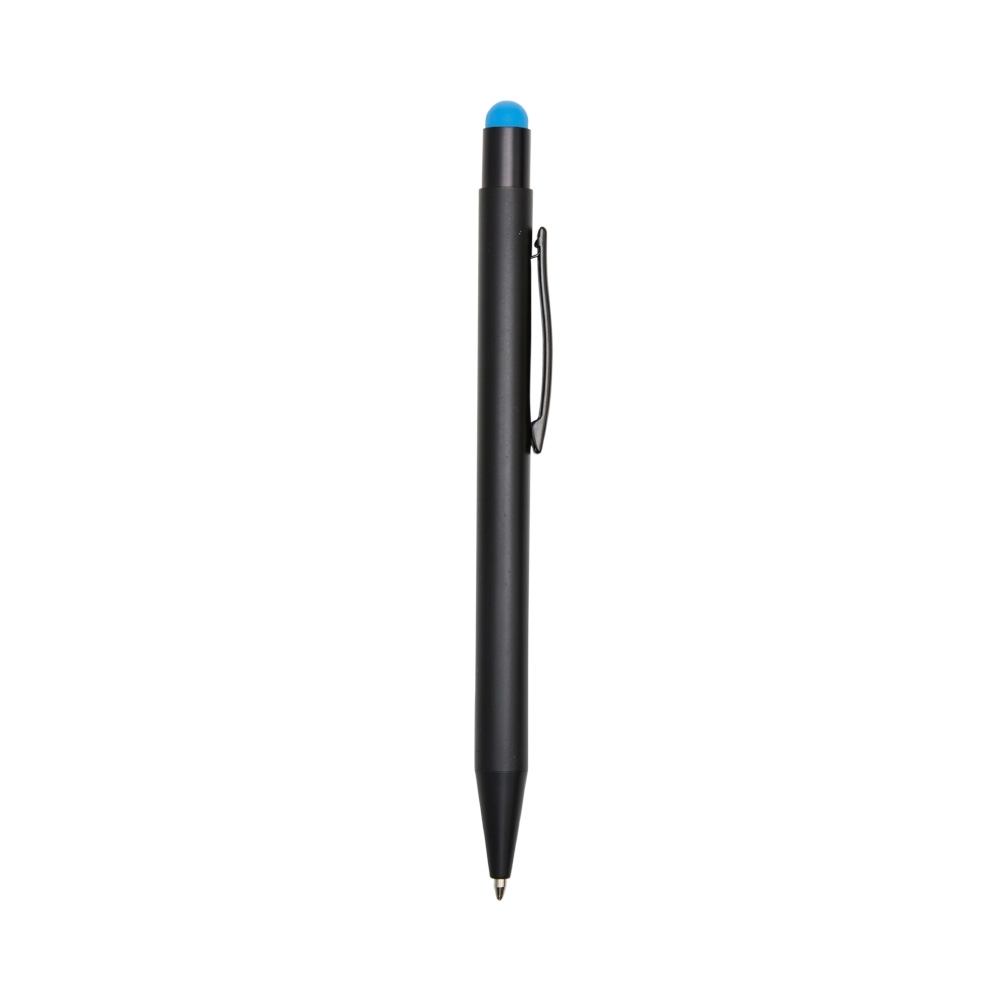 Caneta Metal Touch — Azul Claro