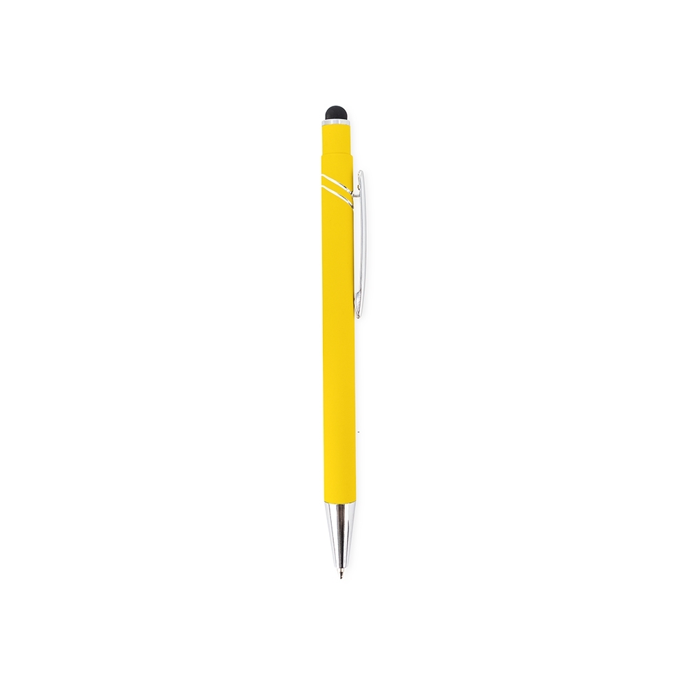 Caneta Metal Touch — Amarelo