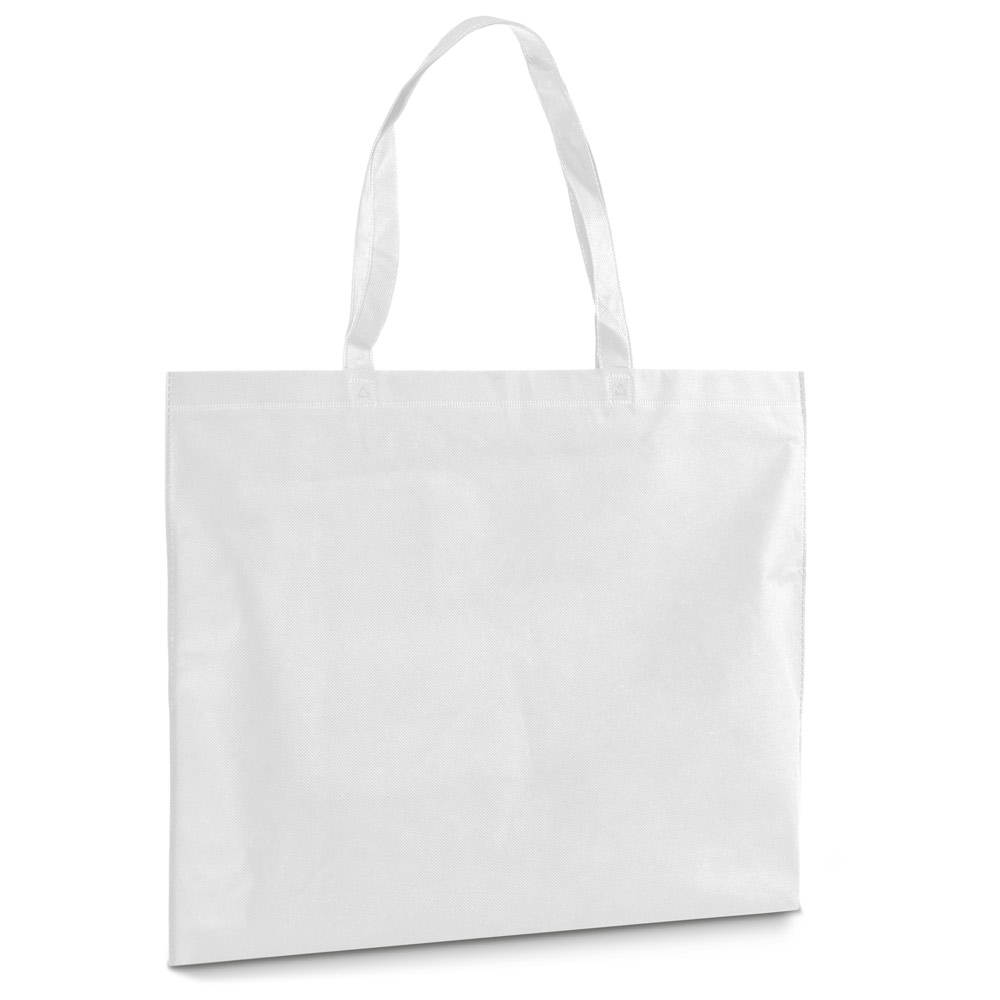 Sacola em non-woven (80 g/m²) termo-selado — Branca