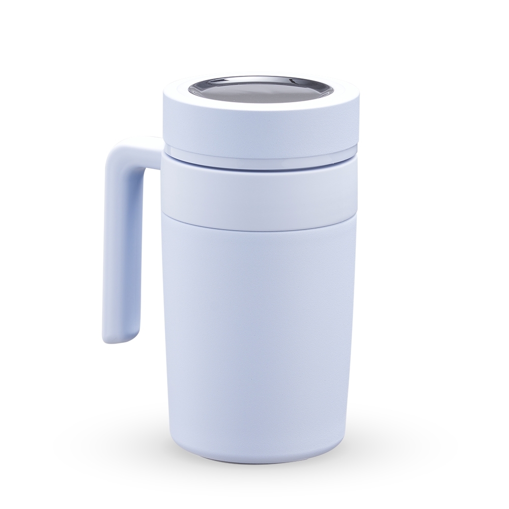 Caneca Térmica Inox 500ml LED — Azul