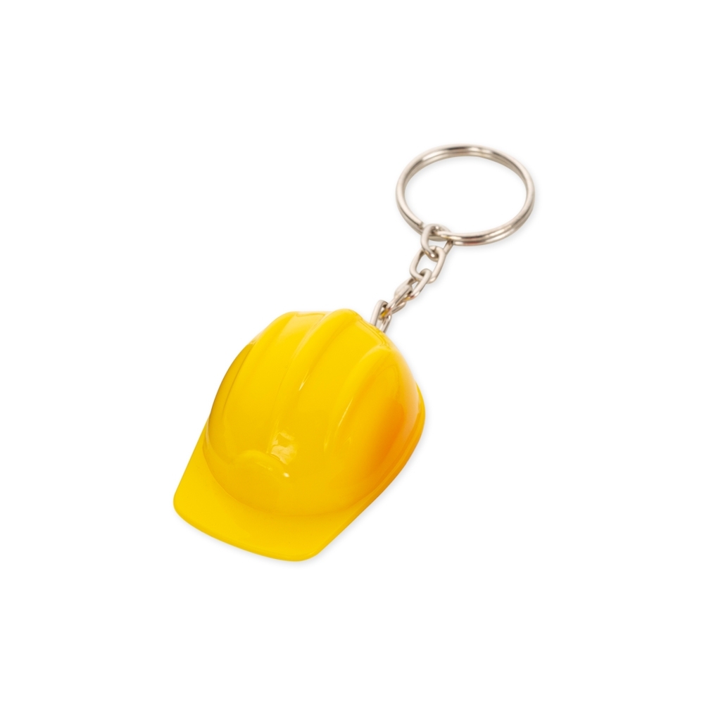 Chaveiro Capacete EPI — Amarelo