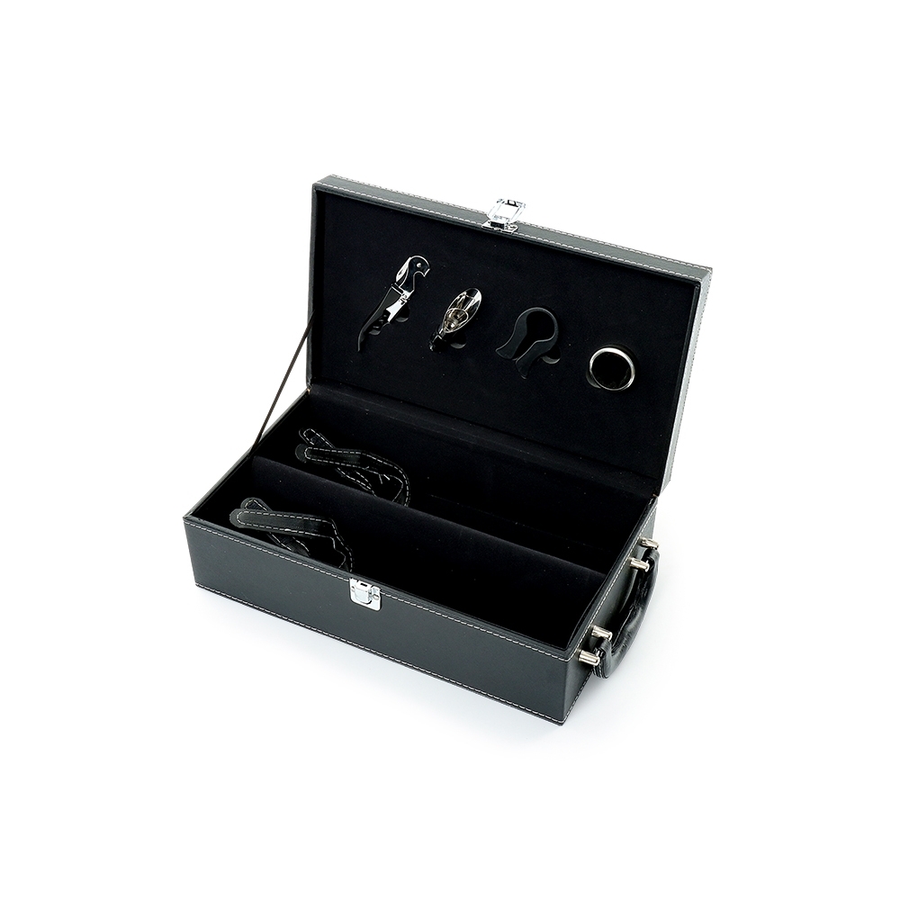 Kit Vinho Maleta 4 Peças (2 Garrafas)