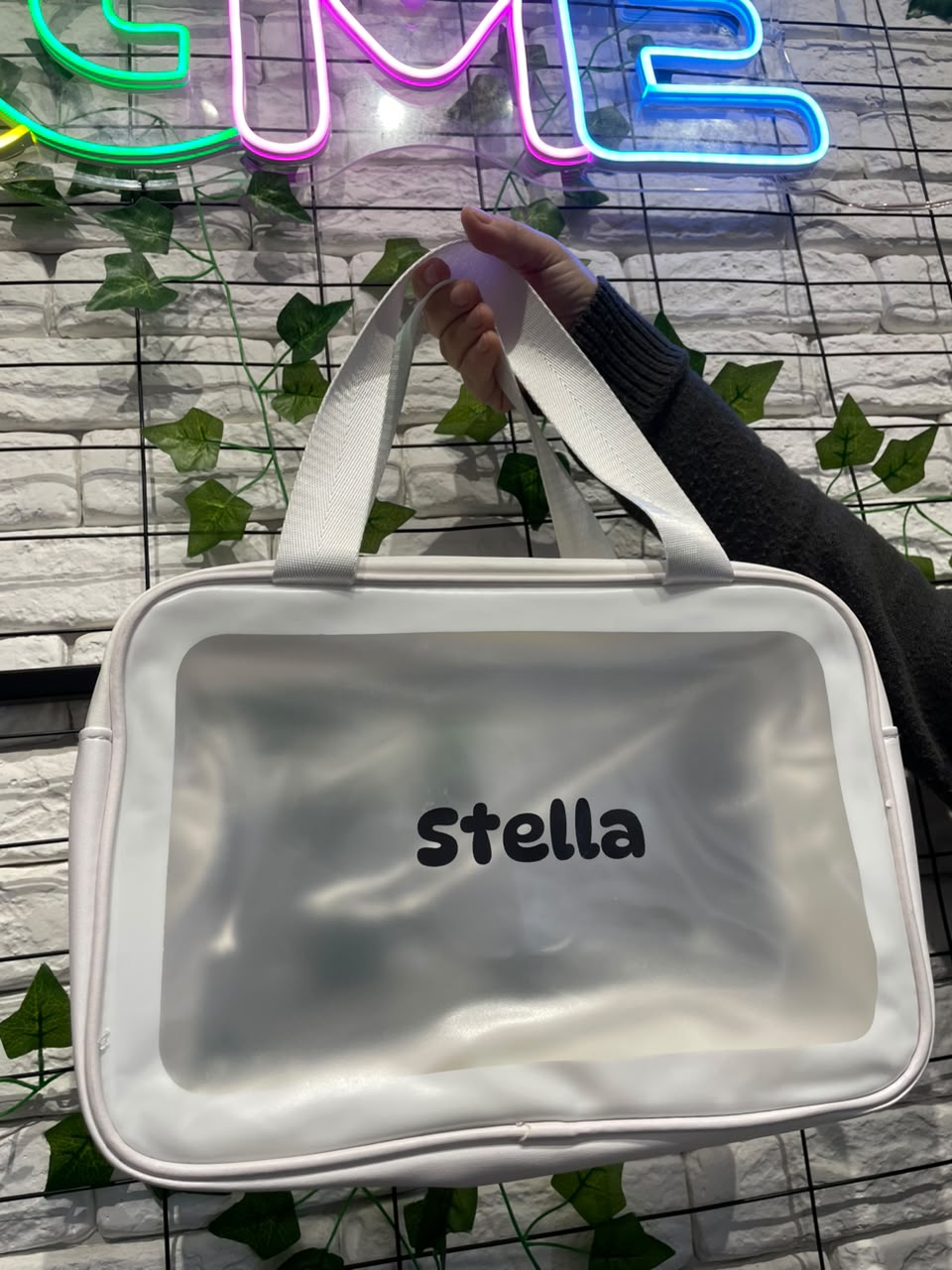 Necessaire PVC gravado em DTF Têxtil