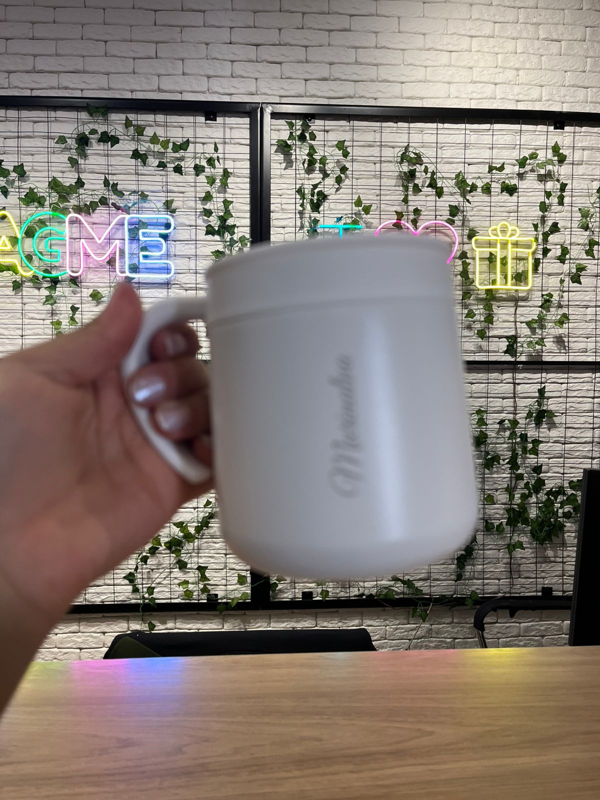 Caneca Térmica Inox 350ml gravado em Fiber Laser