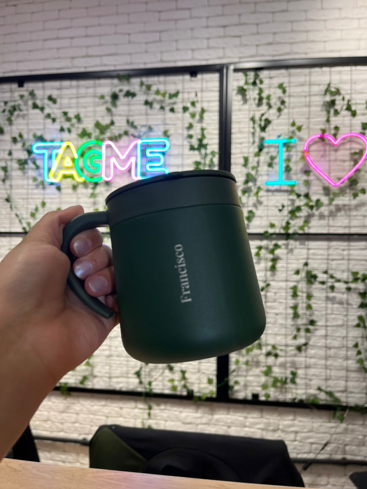 Caneca Térmica Inox 350ml gravado em Fiber Laser