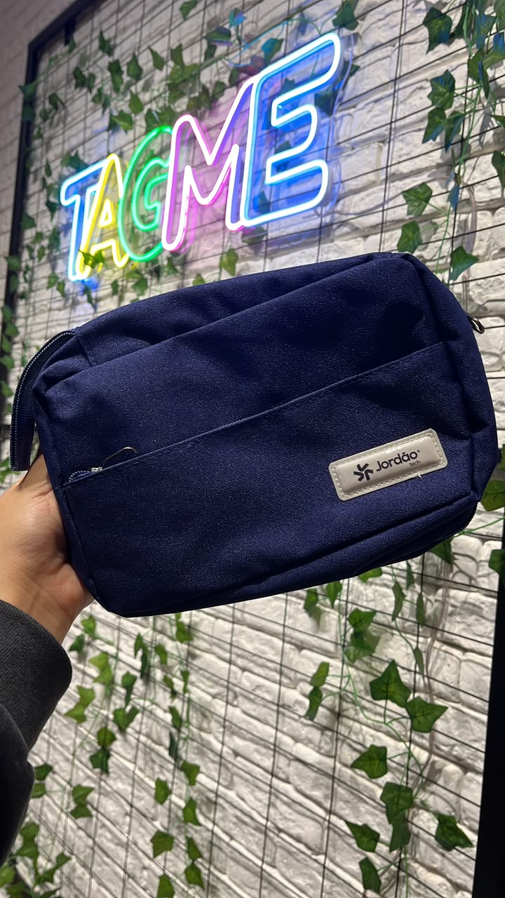 Necessaire com 3 Compartimentos gravado em DTF UV