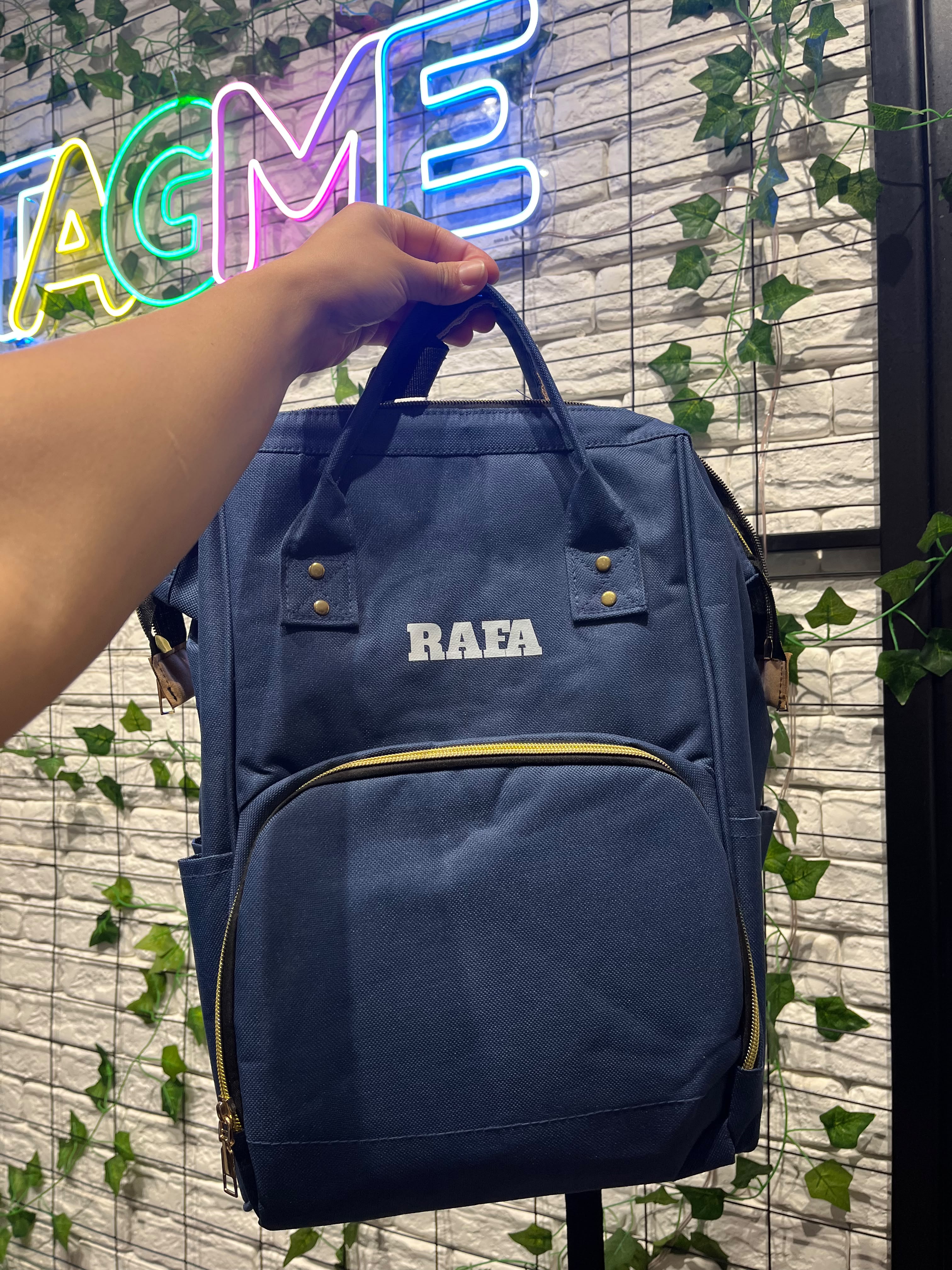 Mochila Funcional Oxford 21 litros gravado em DTF Têxtil
