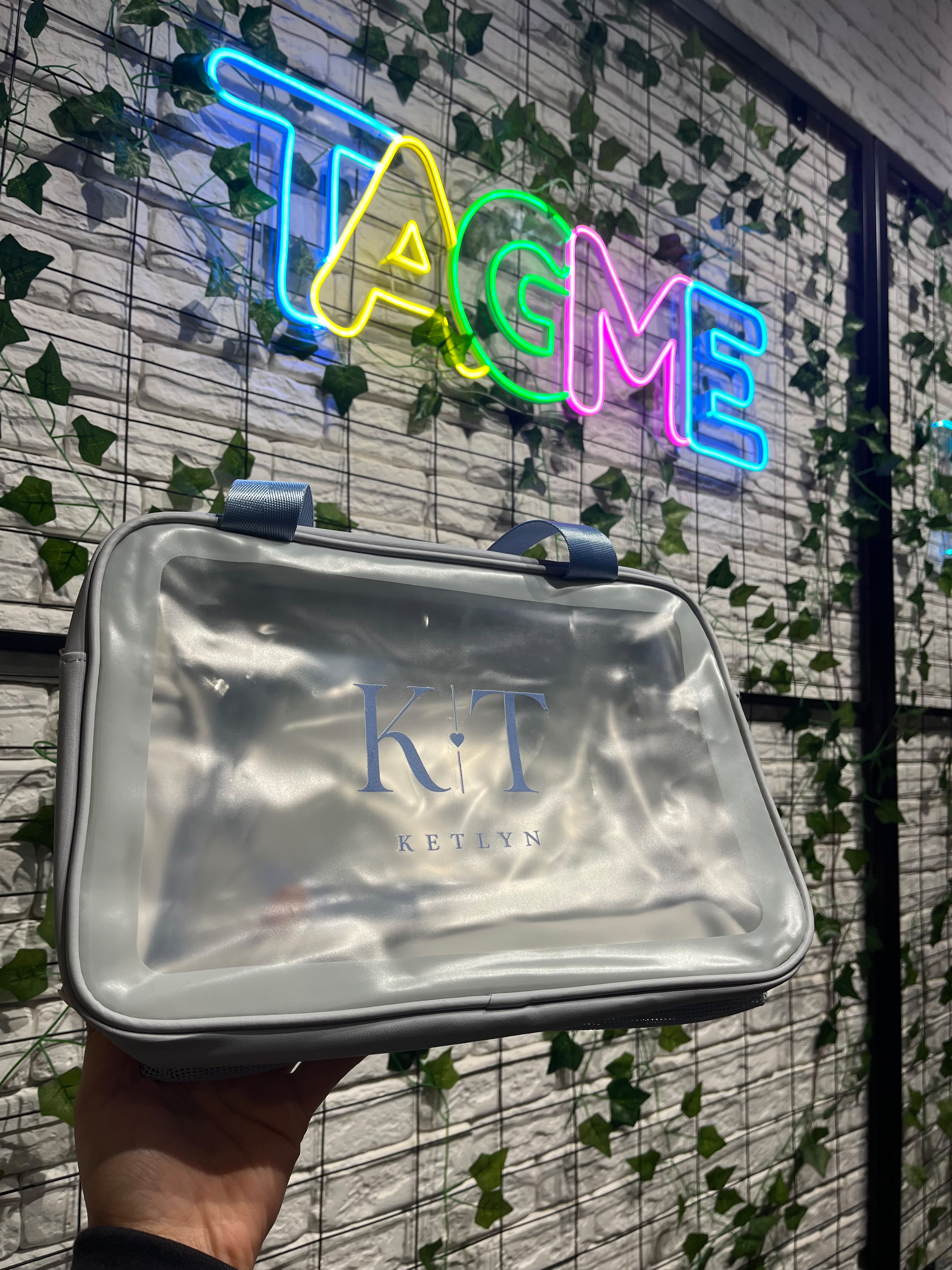 Necessaire PVC gravado em DTF Têxtil